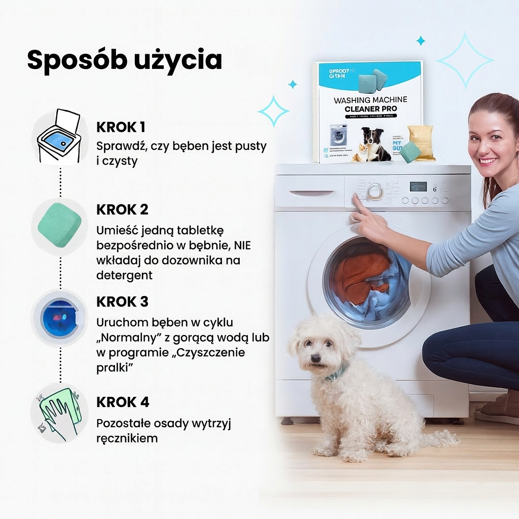 Lush Washing Machine Cleaner Pro | Gwarancja świeżego prania