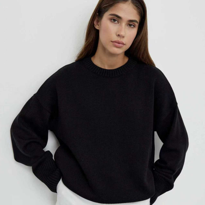 Przytulny sweter z dzianiny Lush