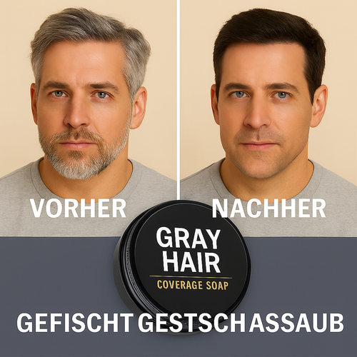 Grey Gone Shampoo Bar | Verabschieden Sie sich in wenigen Minuten von grauen Haaren