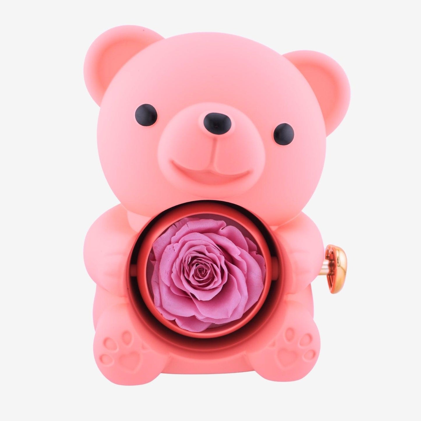Ewige Rose Bär mit Halsschmuck
