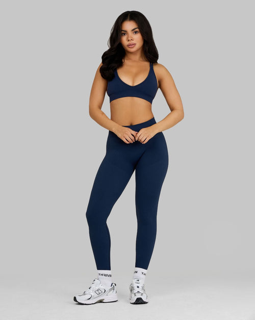 Gerippte Elevate Leggings | mit mittlerem Bund und formendem Schnitt