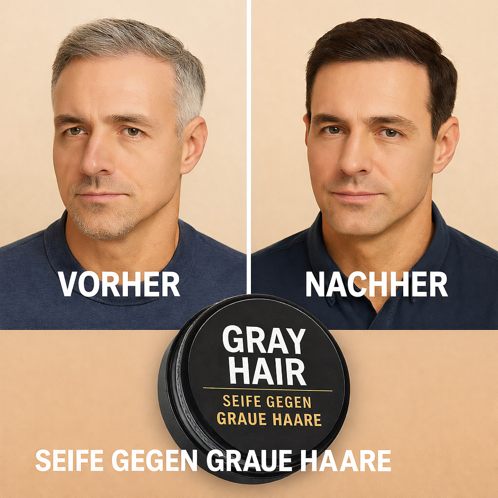 Grey Gone Shampoo Bar | Verabschieden Sie sich in wenigen Minuten von grauen Haaren