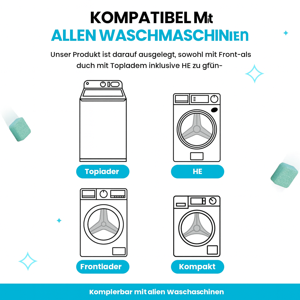 Lush Waschmaschinenreiniger Pro | Frische Wäsche garantiert