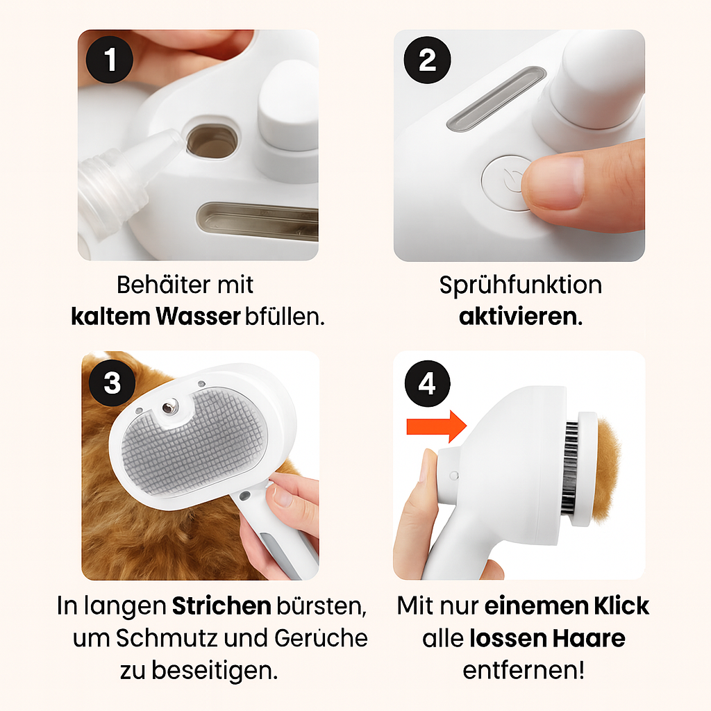 Premium Tierhaar Bürstenkamm™