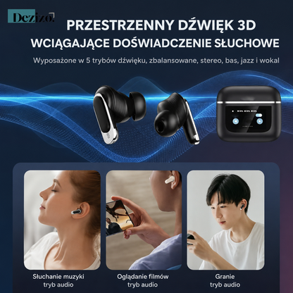 Lush EchoBuds | Krystalicznie czysta jakość dźwięku w wygodnych słuchawkach (odpowiednie dla iOS i Android)