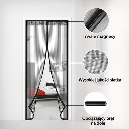 Lush EasyGuard | Magnetyczna moskitiera drzwiowa