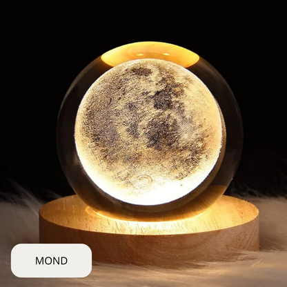 Beruhigende kosmische Lichter | Galaxie, Saturn, Mond