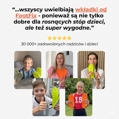 LushFootFix™ – Wkładki masujące do butów dla dzieci