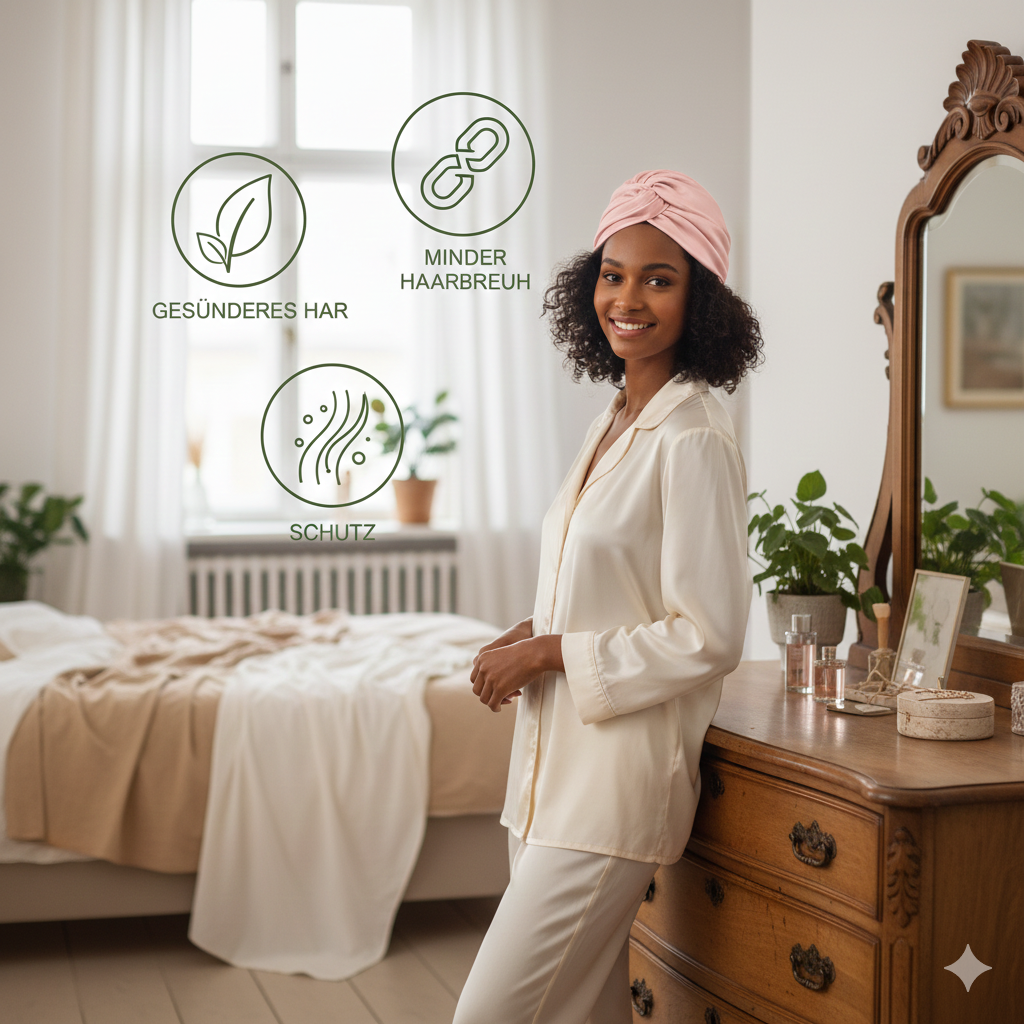 Premium Seidenmütze | Glanz Über Nacht