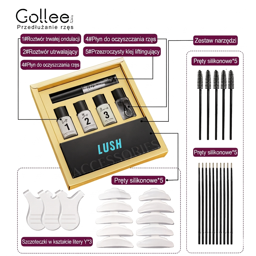 Lush Lashlift Set™ | Zestaw do długotrwałego liftingu rzęs