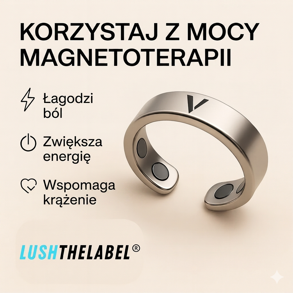 Oryginalny magnetyczny pierścień wellness Lush Vayro | Naturalna równowaga dla Twojego organizmu.