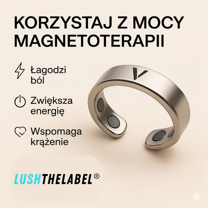 Oryginalny magnetyczny pierścień wellness Lush Vayro | Naturalna równowaga dla Twojego organizmu.