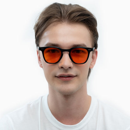 Lush | Lange Bildschirmzeit Orangefarbene Brillengläser