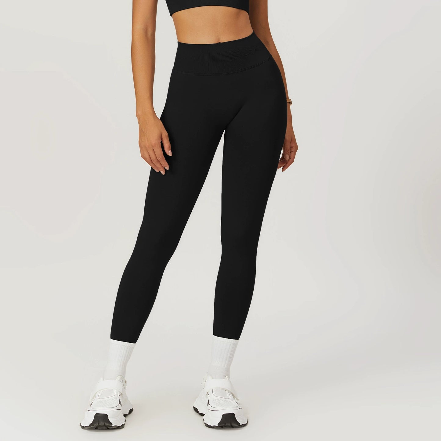 Gerippte Elevate Leggings | mit mittlerem Bund und formendem Schnitt
