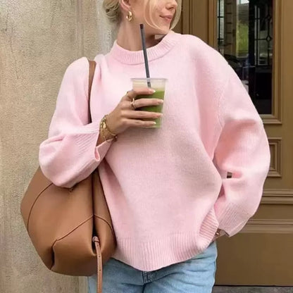Przytulny sweter z dzianiny Lush