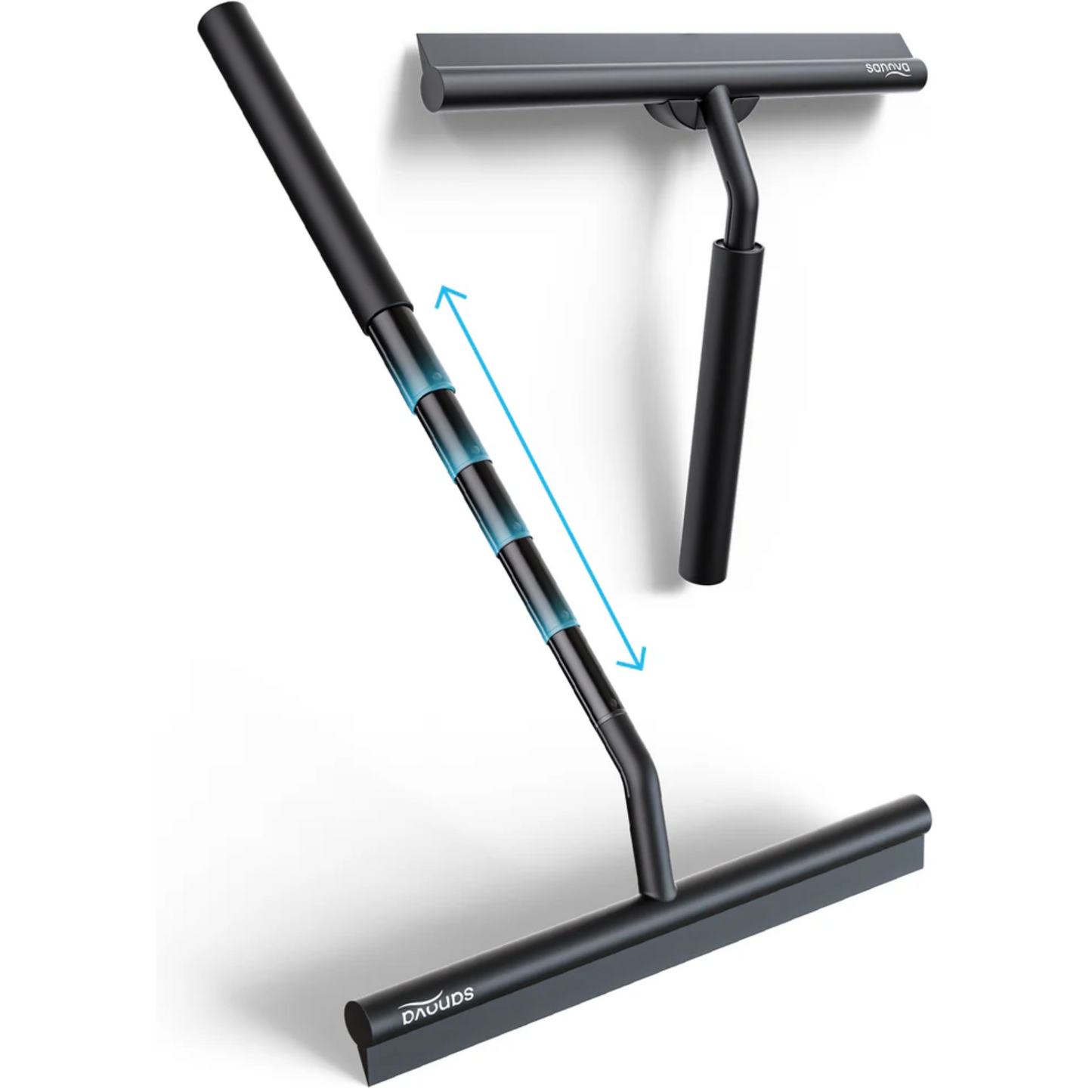 Ausziehbarer Duschabzieher