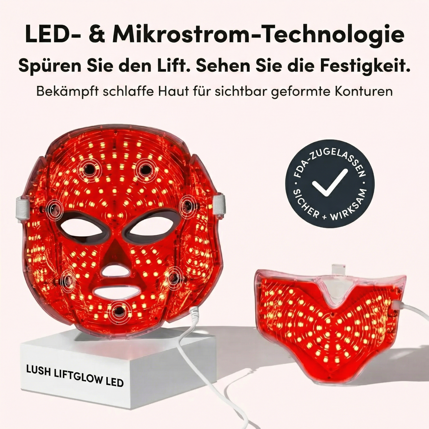 Lush LiftGlow LED- und Mikrostrom-Gesichtsmaske
