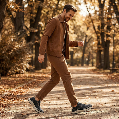 Bequeme, leichte orthopädische Schuhe für Herren