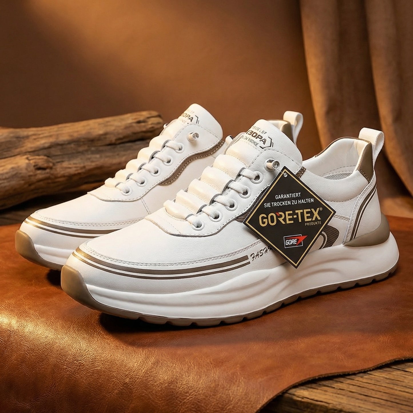 Bequeme, leichte orthopädische Schuhe für Herren