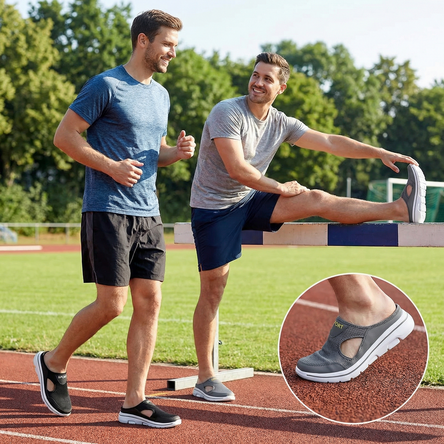 Męskie sandały sportowe z komfortowym, oddychającym wsparciem