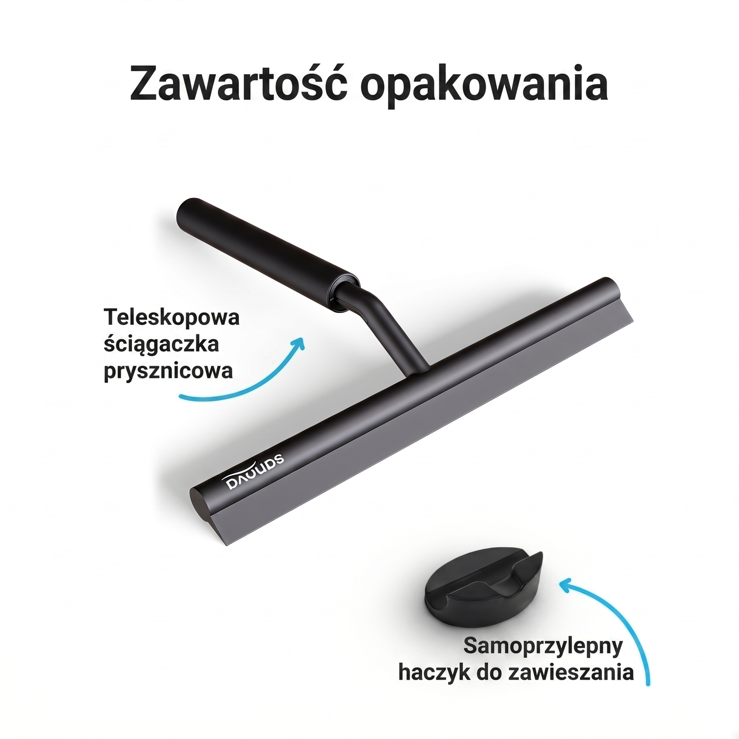 Rozsuwana ściągaczka prysznicowa
