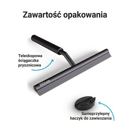 Rozsuwana ściągaczka prysznicowa