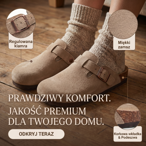 Zamszowe chodaki od Lush