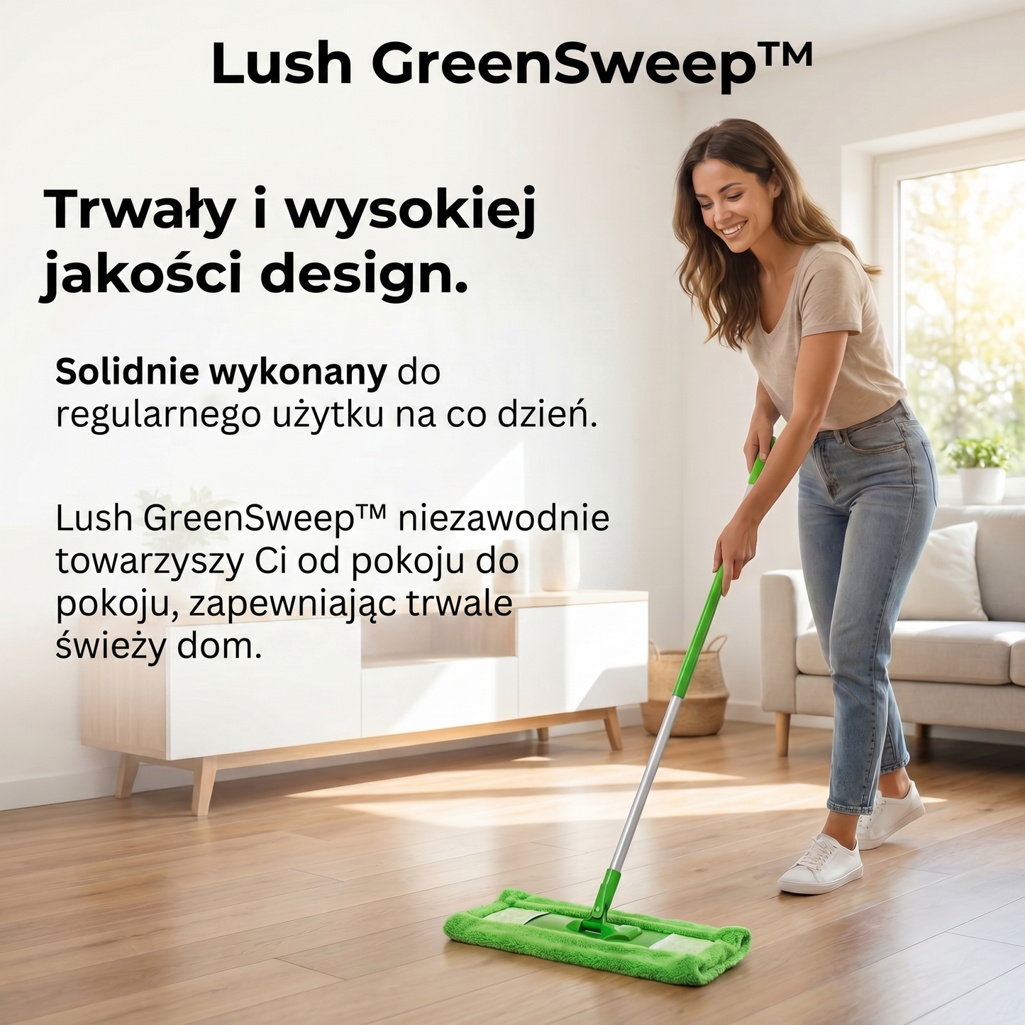 Lush GreenSweep™ – mop wielokrotnego użytku do Swiffera