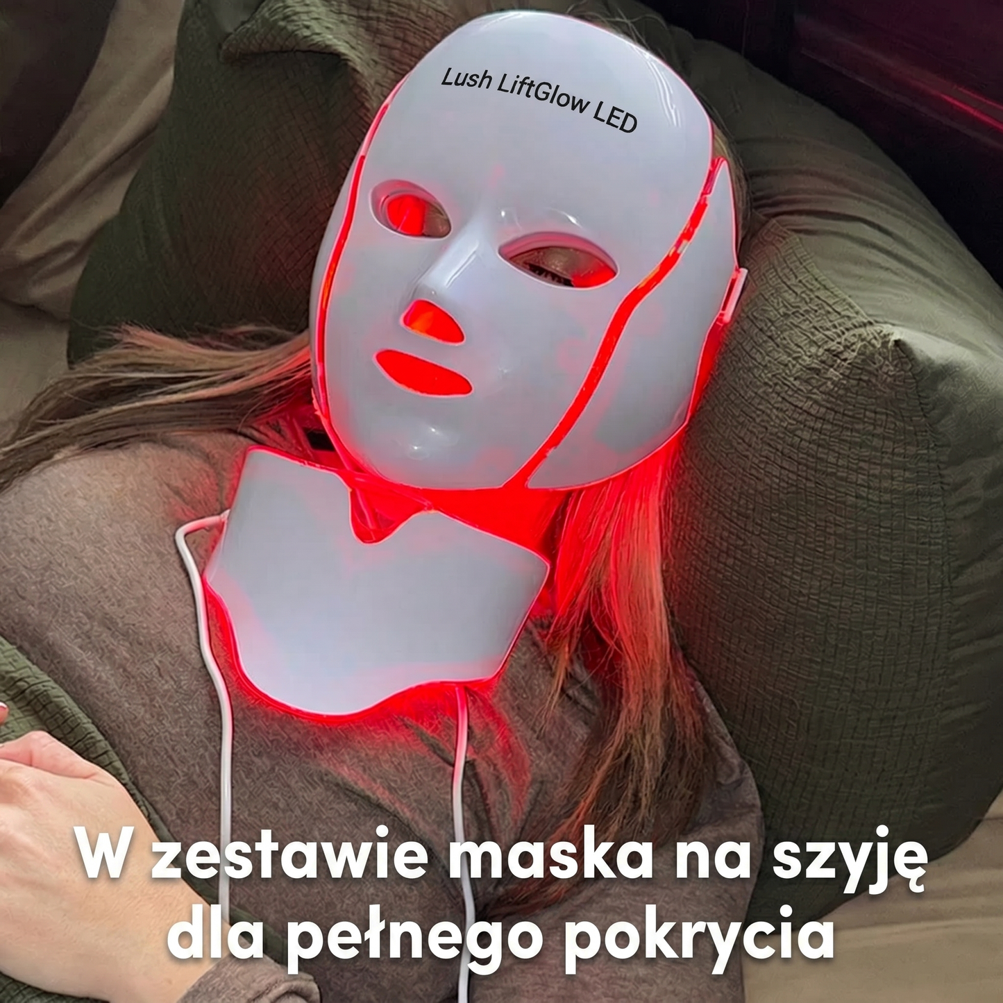 Lush LiftGlow – Maska do twarzy LED i mikroprądowa