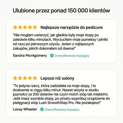 Lush SmoothStep Pro – Urządzenie do pielęgnacji stóp