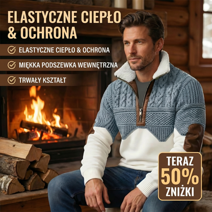 Mason – Sweter z zamkiem błyskawicznym