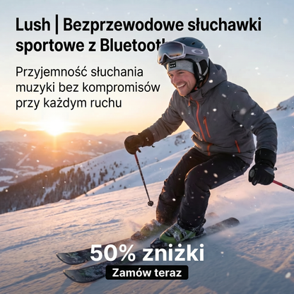 Lush | Bezprzewodowe słuchawki sportowe z Bluetooth