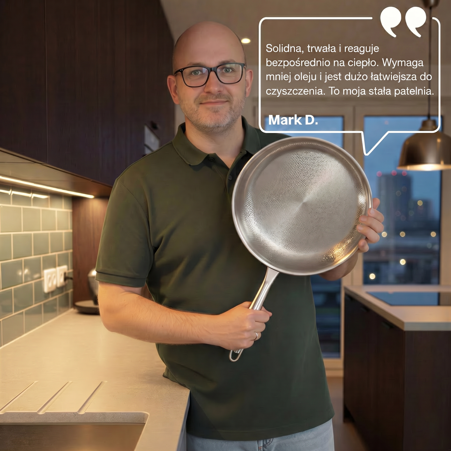 Titanium Hammered Pan Pro | Jedyna patelnia z powłoką nieprzywierającą, która nie zatruwa Twojego jedzenia