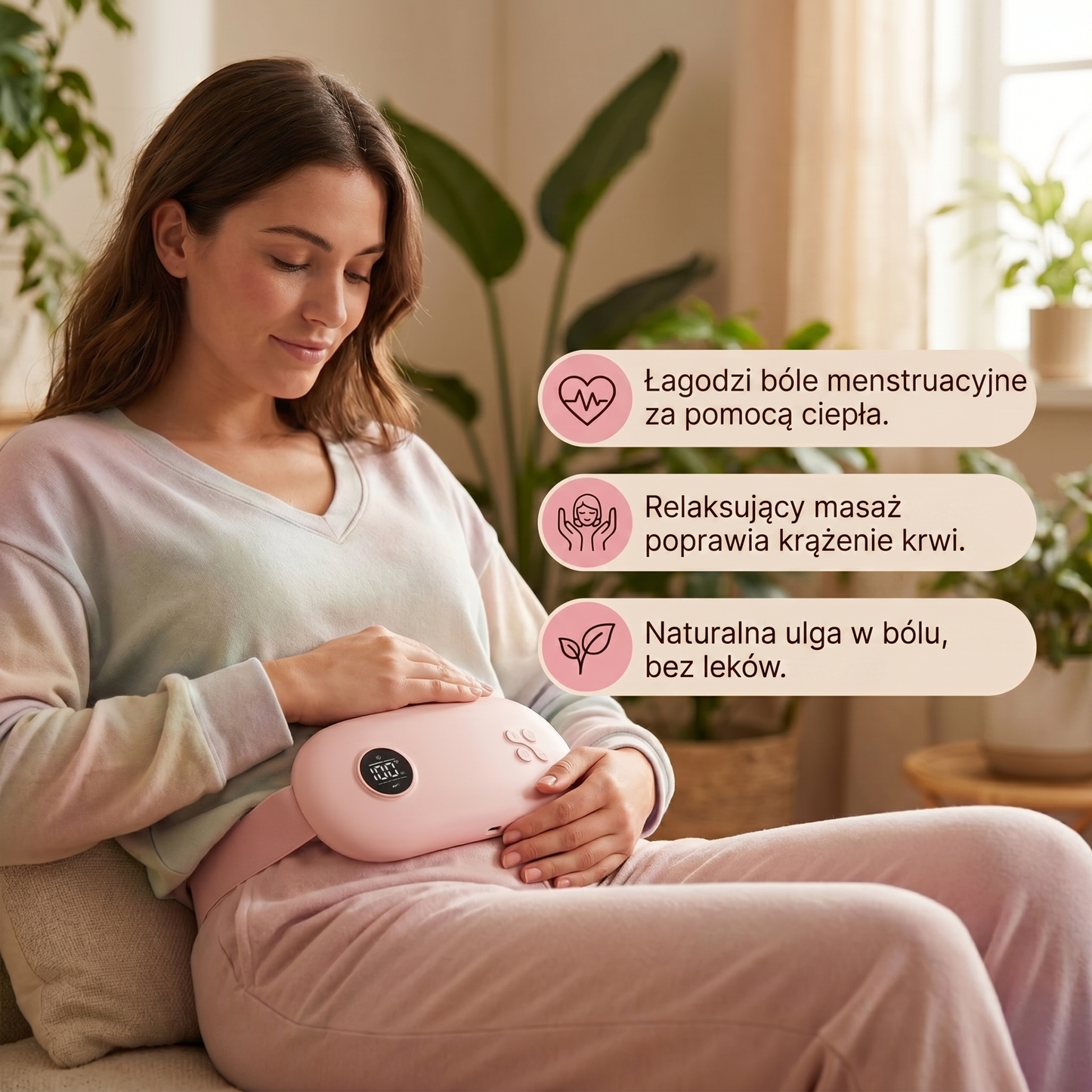 Lush | Wielofunkcyjna poduszka rozgrzewająca na bóle menstruacyjne