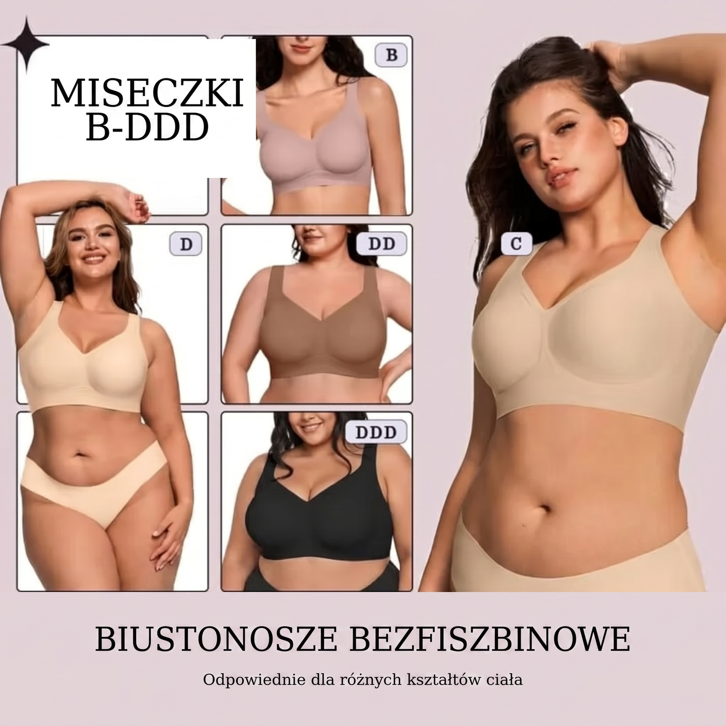 Lush | Biustonosz „Delikatna Elegancja”