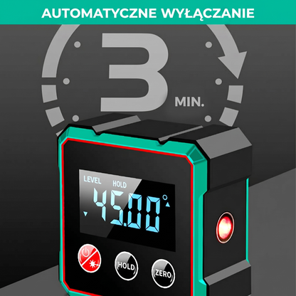 Magnetyczny cyfrowy kątomierz laserowy