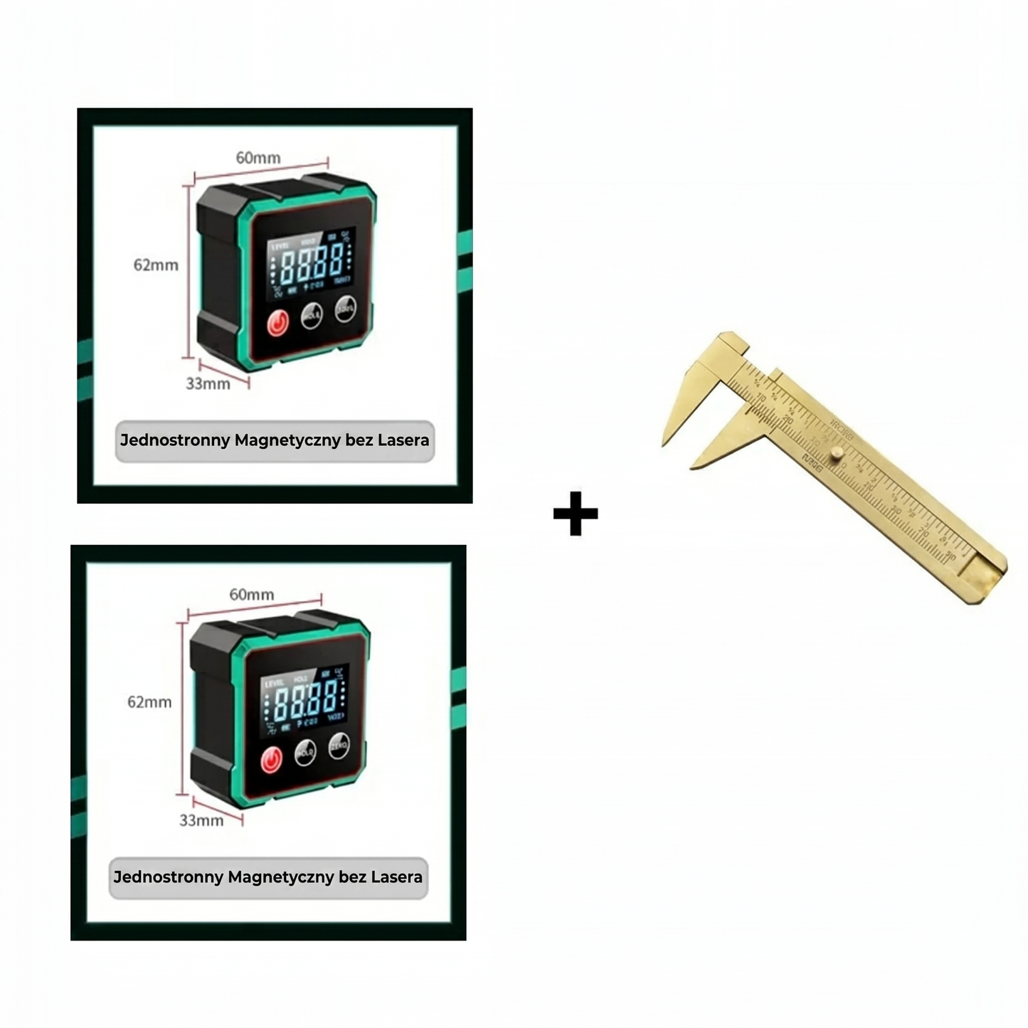 Magnetyczny cyfrowy kątomierz laserowy