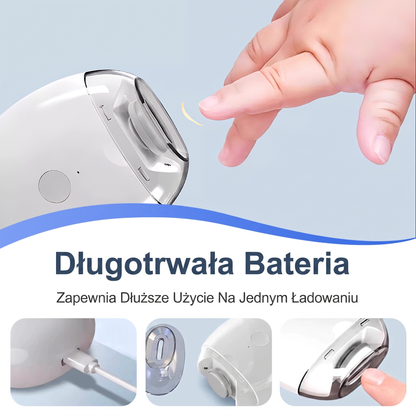 Elektryczna pilniczka do paznokci dla dorosłych i dzieci