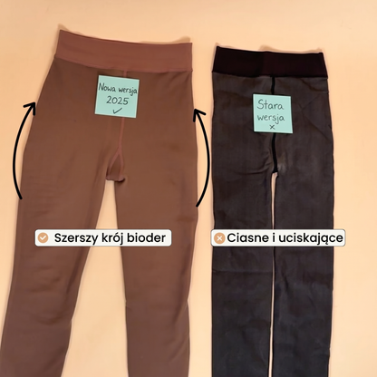 Rajstopy z polarem Premium Fleece™ | Ciepłe, eleganckie i niezwykle wygodne