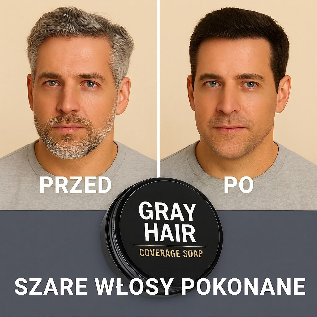 Grey Gone Shampoo Bar | Pożegnaj siwe włosy w kilka minut