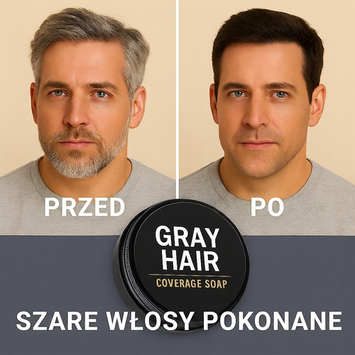 Grey Gone Shampoo Bar | Pożegnaj siwe włosy w kilka minut