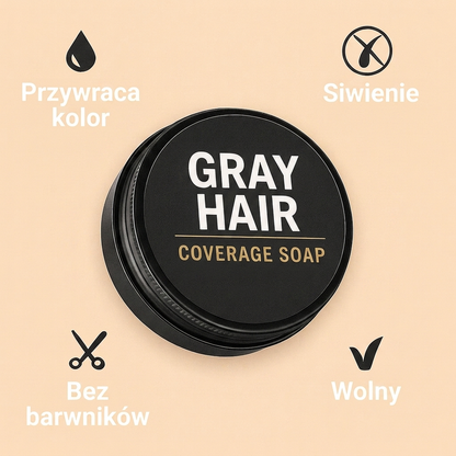 Grey Gone Shampoo Bar | Pożegnaj siwe włosy w kilka minut