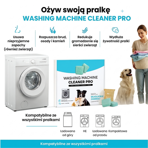 Lush Washing Machine Cleaner Pro | Gwarancja świeżego prania
