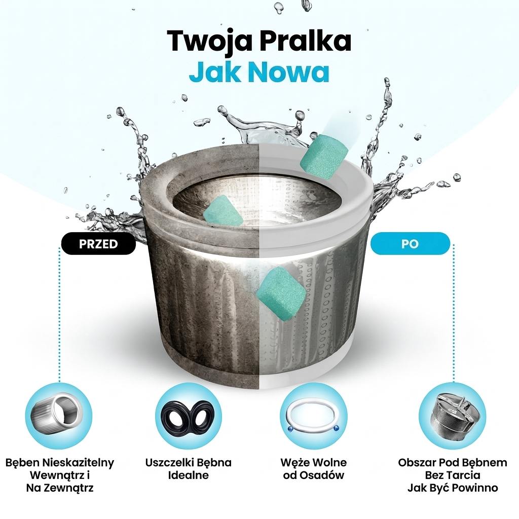 Lush Washing Machine Cleaner Pro | Gwarancja świeżego prania