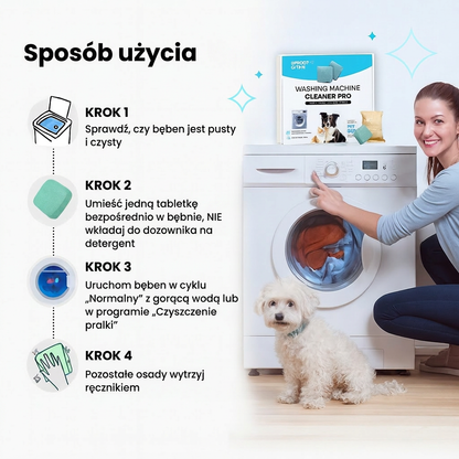 Lush Washing Machine Cleaner Pro | Gwarancja świeżego prania