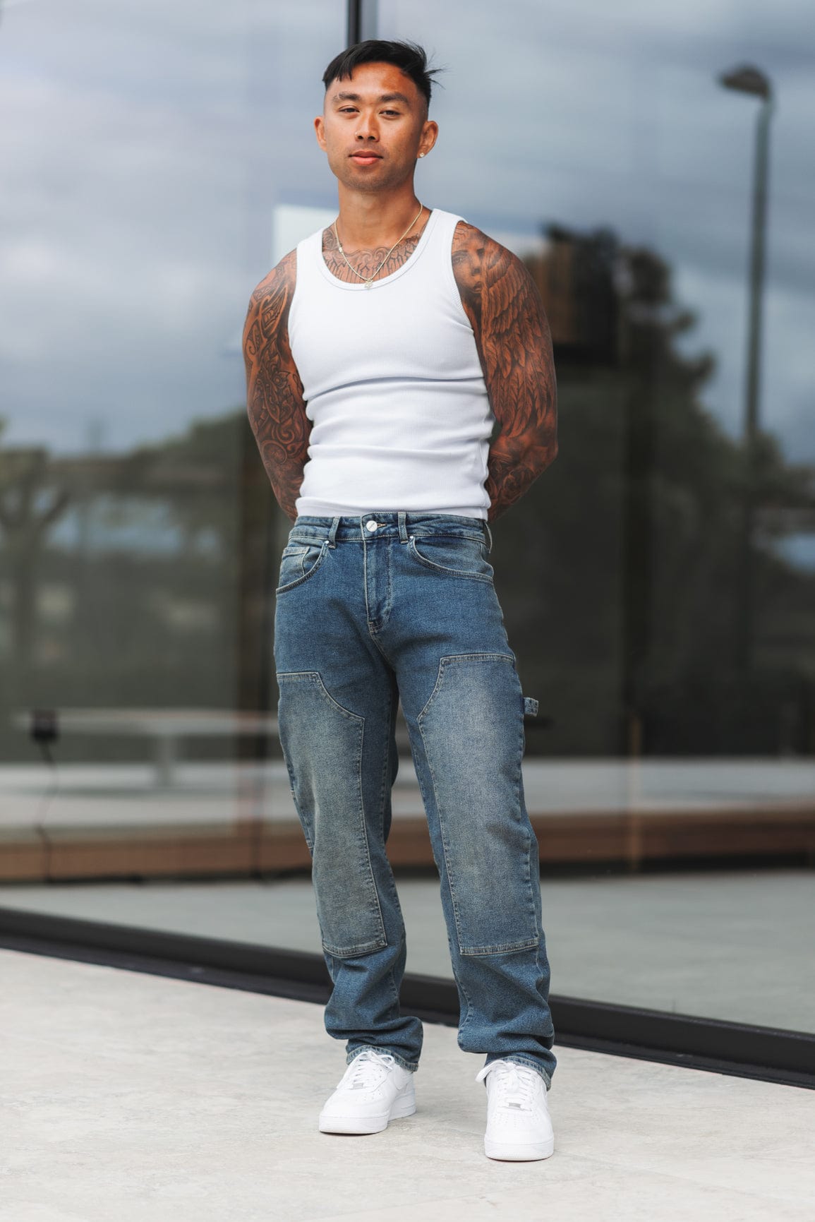 Lush Lässige, Lockere Jeans