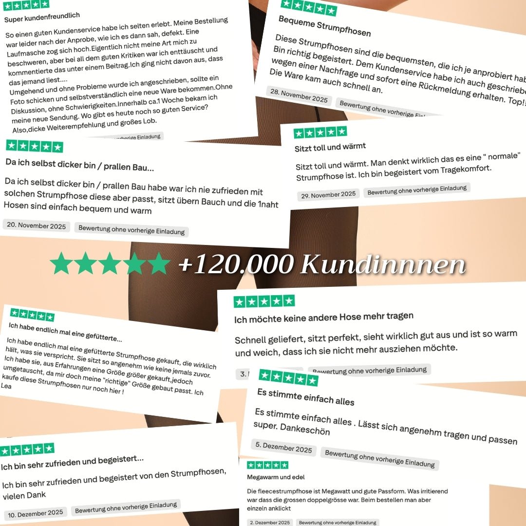 Premium Fleece Strumpfhose™ | Warm, Elegant &amp; Unglaublich Bequem